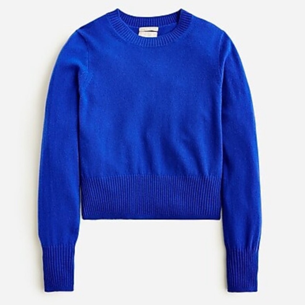 J. Crew Cropped Cashmere Sweater